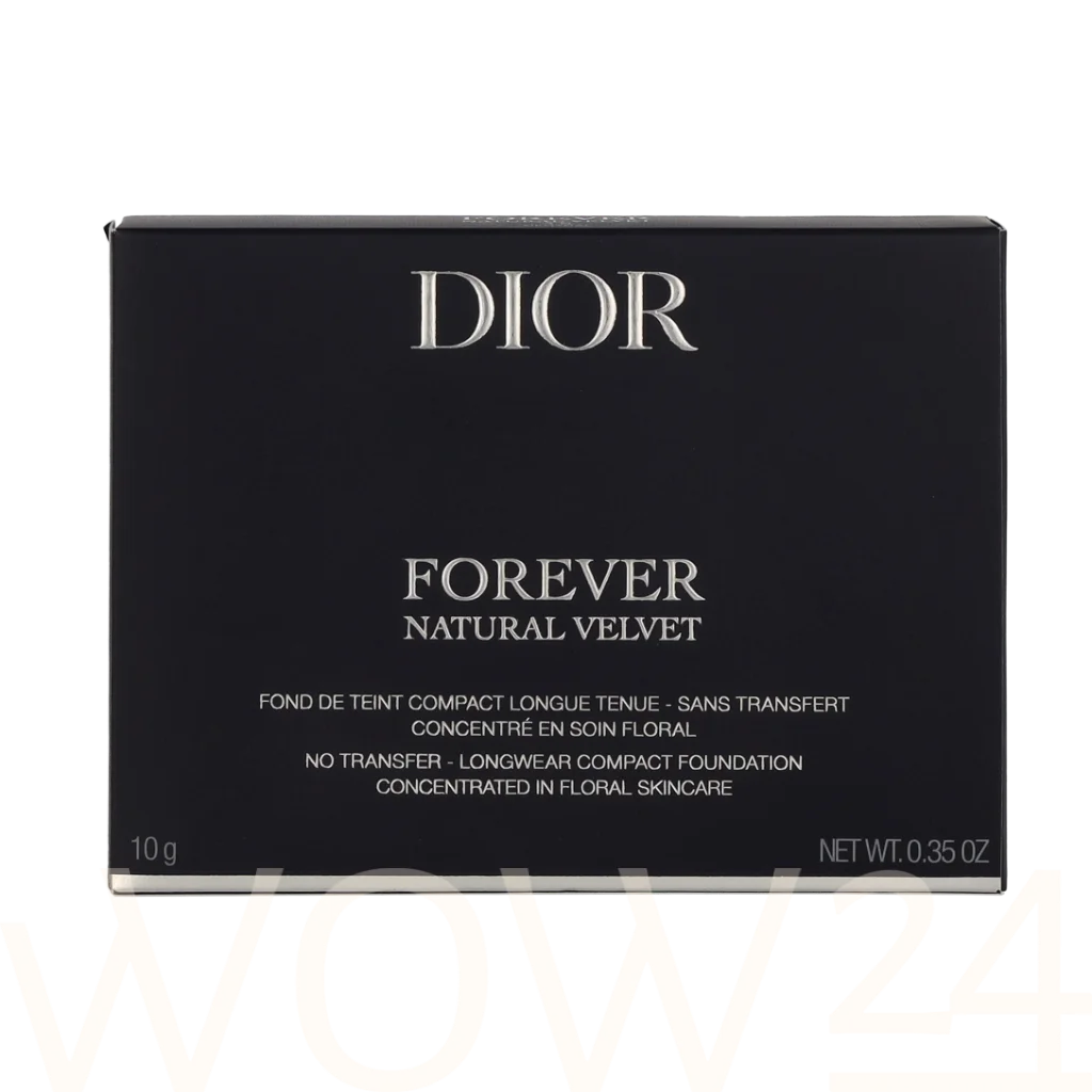  Dior Forever Natural Velvet Compact Foundation 10 g natūrali veido odos priežiūros priemonė