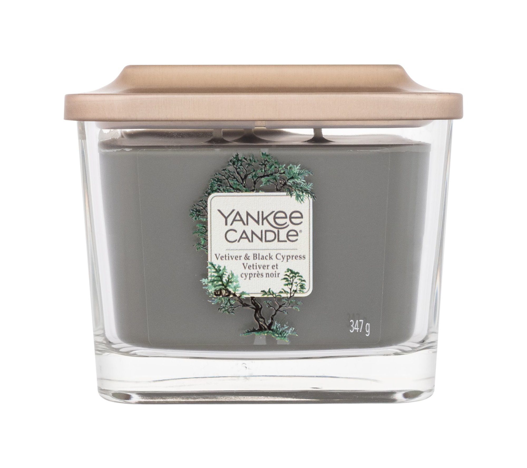 Yankee Candle Elevation Collection Vetiver & Black Cypress 347g Kvepalai Unisex Scented Candle