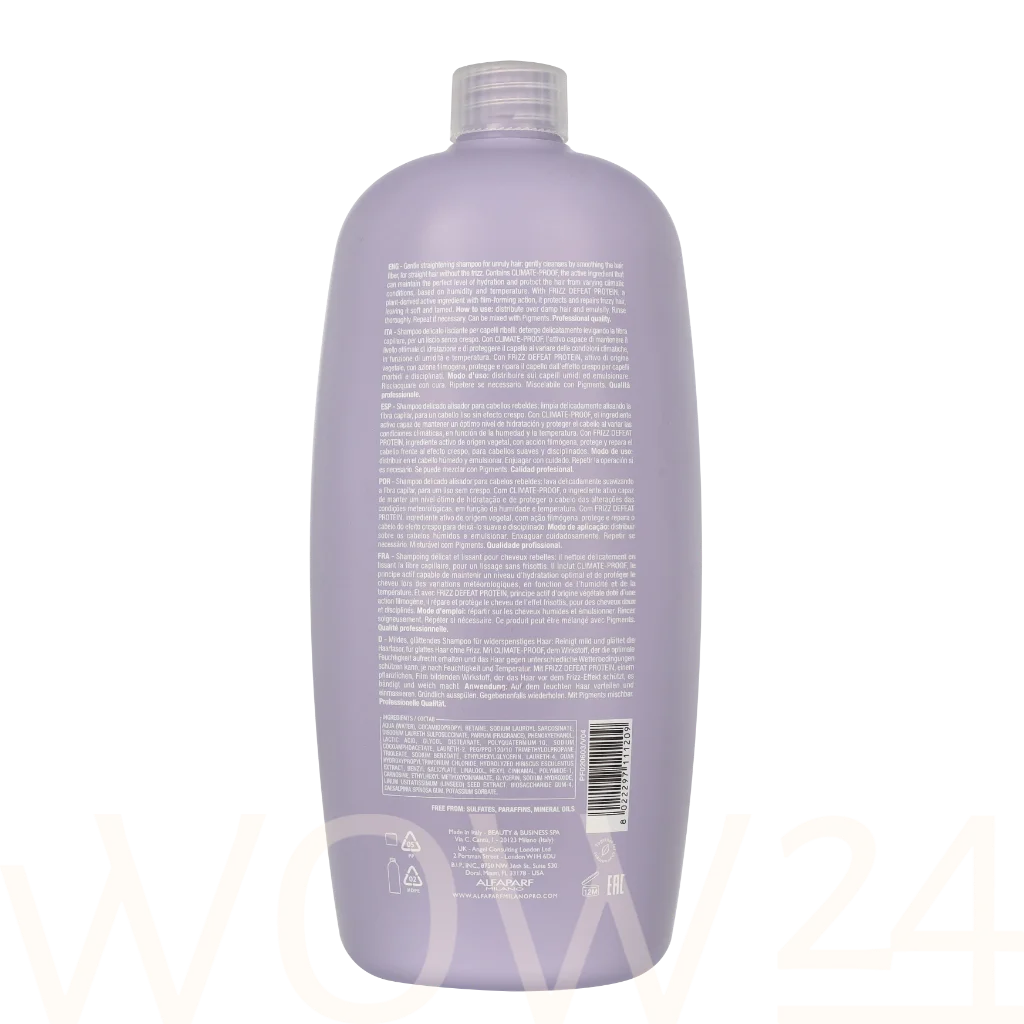 Alfaparf Alfaparf Semi Di Lino Smoothing Low Shampoo 1000 ml &scaron;ampūnas
