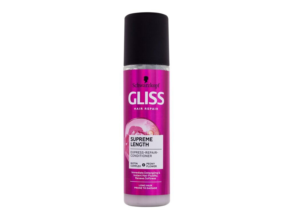 Schwarzkopf Gliss Supreme Length Express Repair Conditioner 200 ml Damaged box