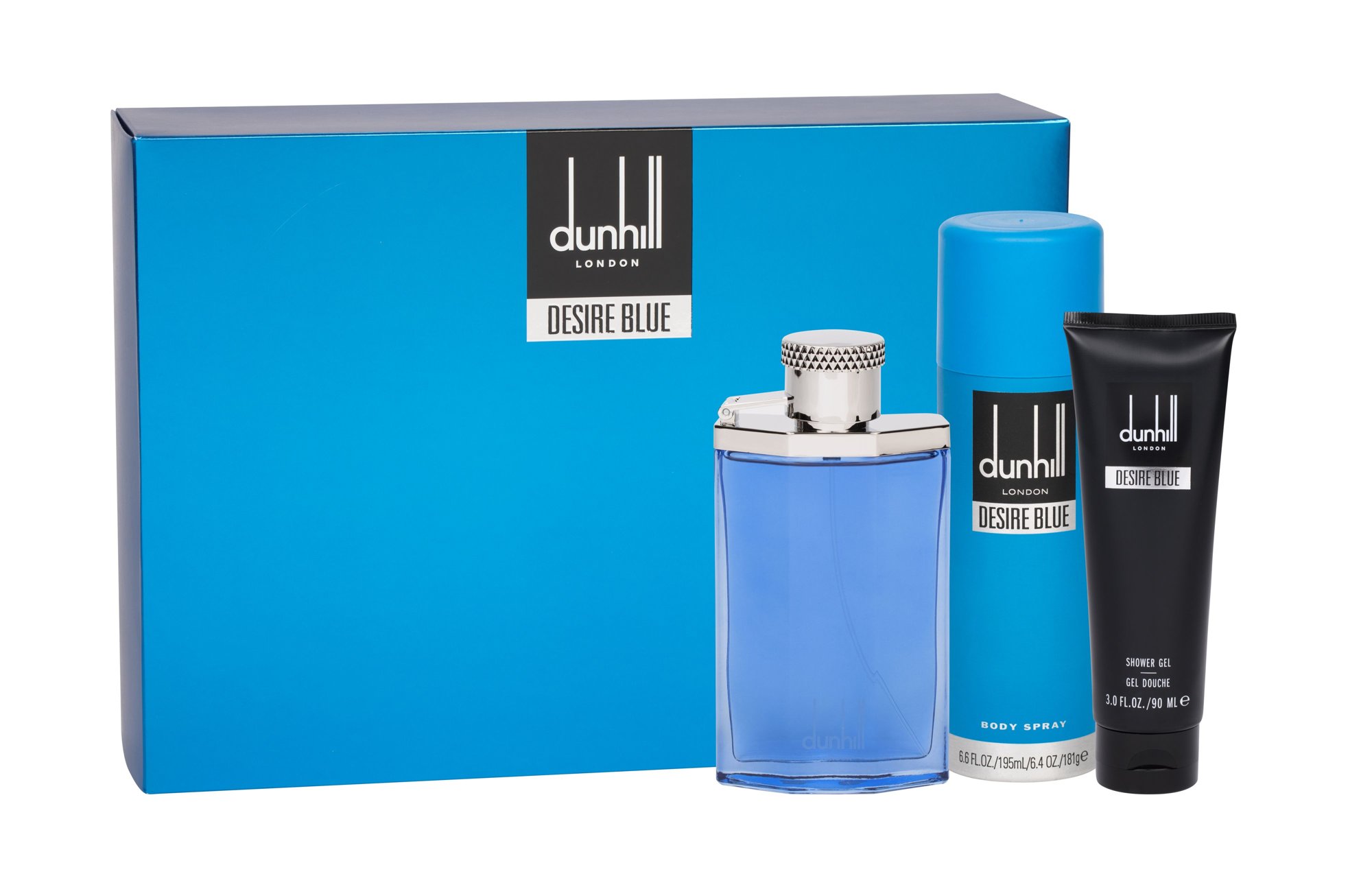 Dunhill Desire Blue 100ml Edt 100 ml + Shower Gel 90 ml + Deodorant 195 ml Kvepalai Vyrams EDT Rinkinys