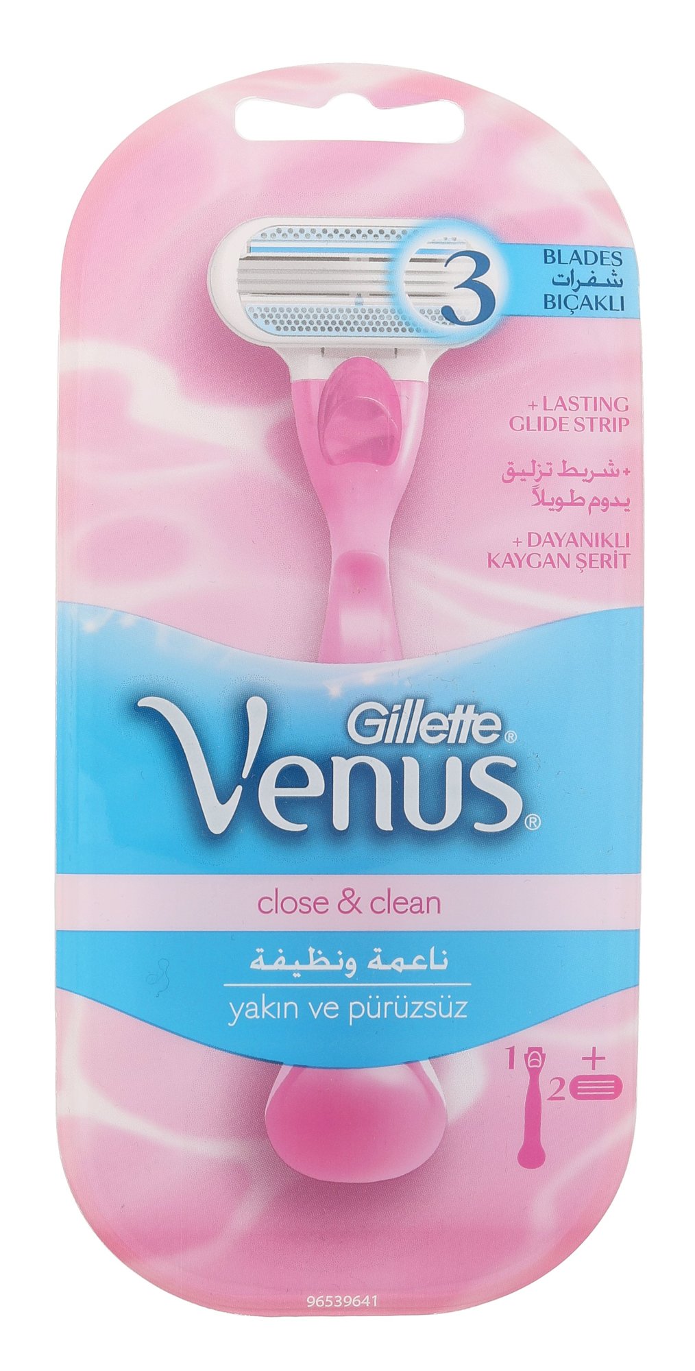 Gillette Venus Close & Clean 1vnt skustuvas