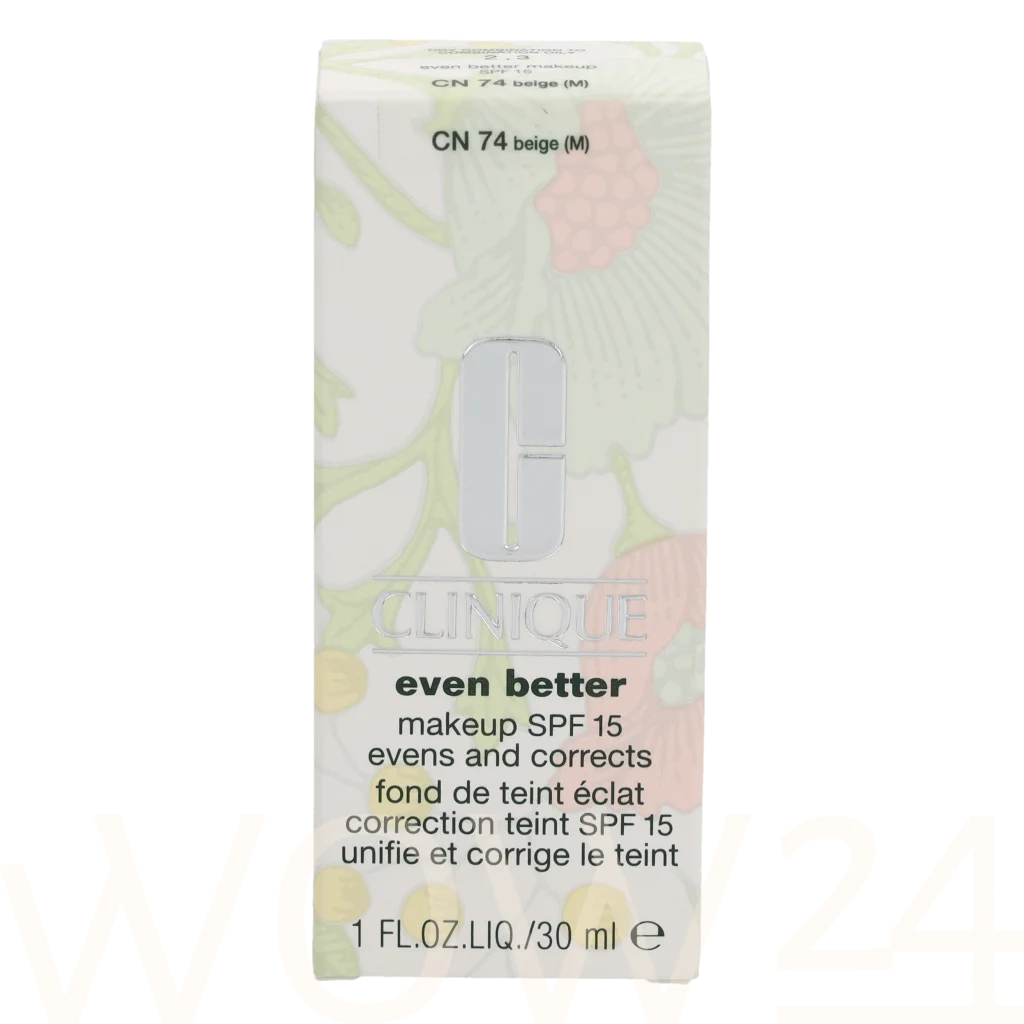 Clinique Even Better Makeup Spf15 Cn74 Beige 30ml makiažo pagrindas Clinique Even Better Makeup Spf15 Cn74 Beige 30ml makiažo pagrindas