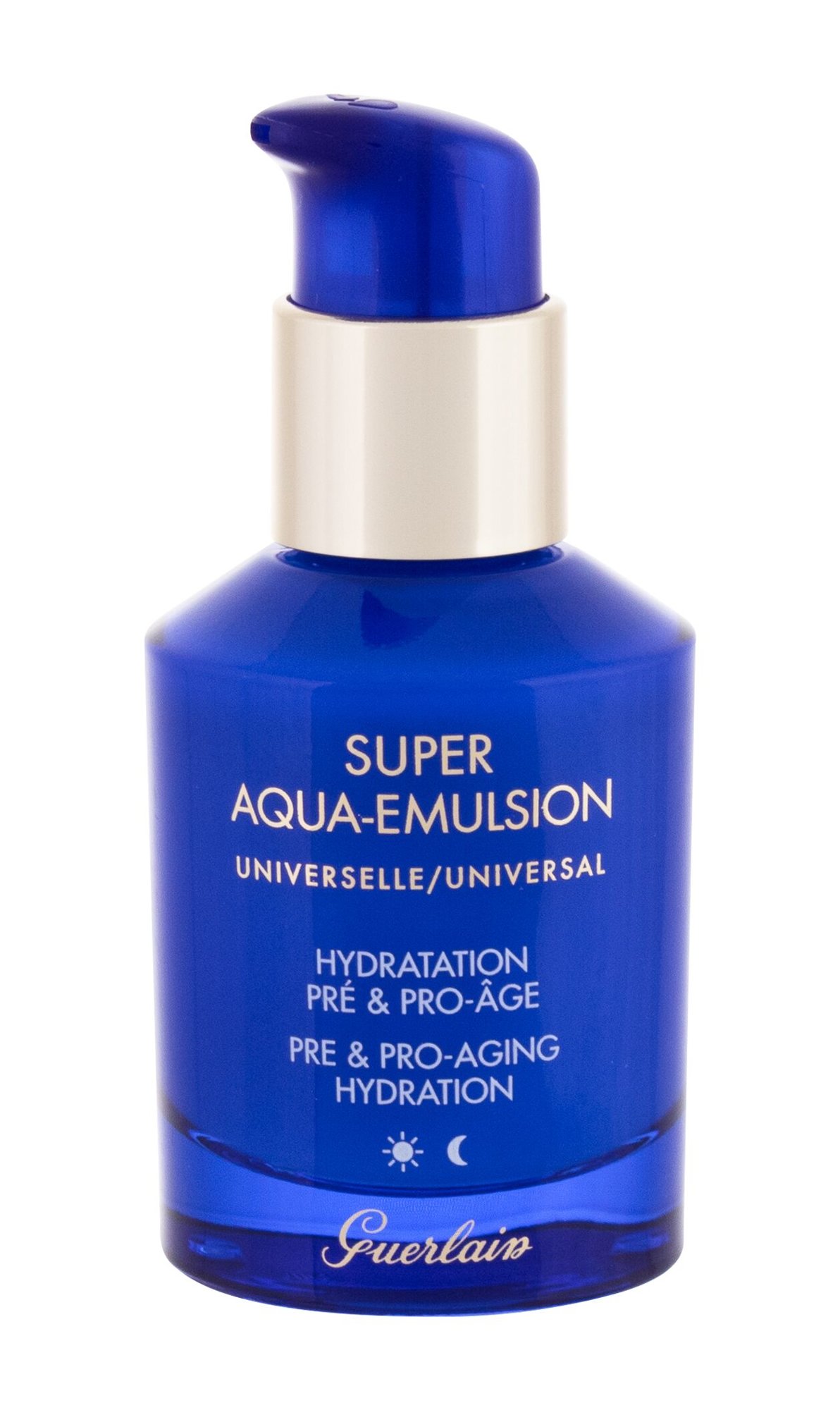 Guerlain Super Aqua Emulsion Dieninis kremas 50 ml Pre & Pro-Aging hydration Tester