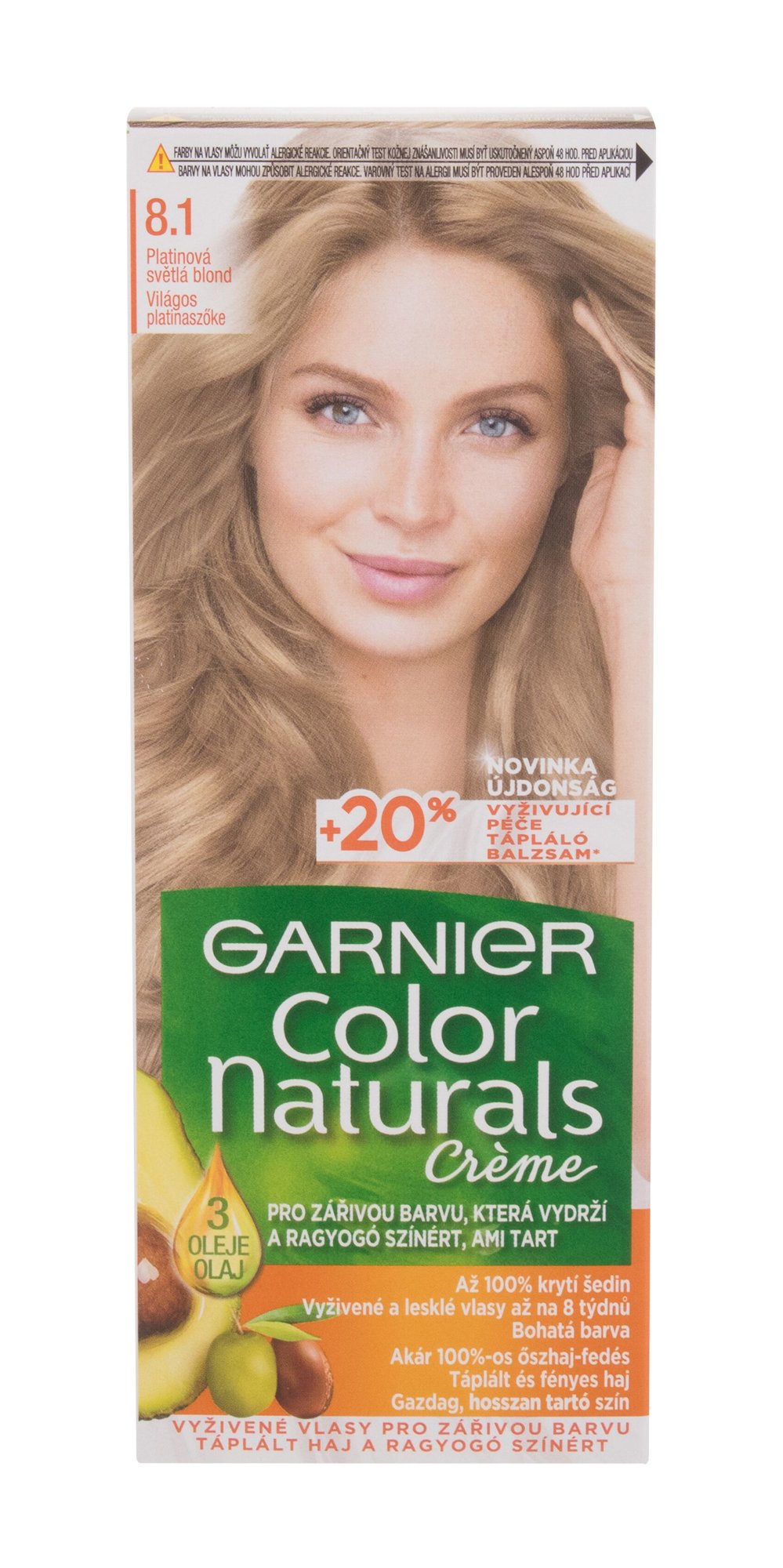Garnier Color Naturals Créme 40ml plaukų dažai (Pažeista pakuotė)