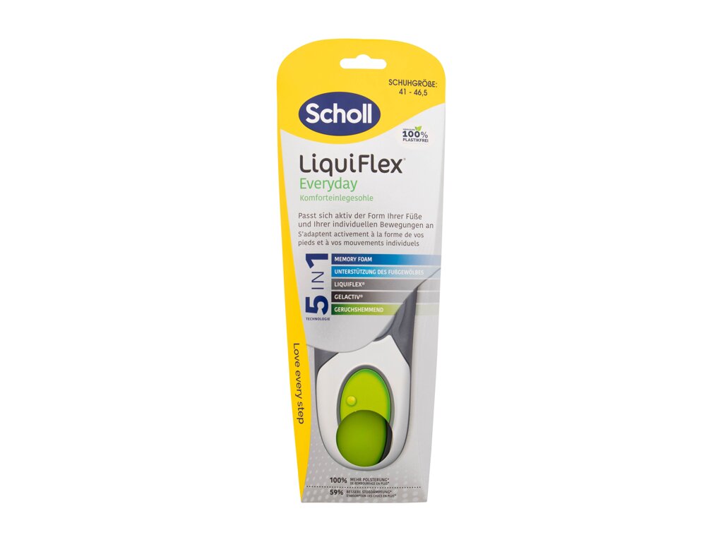 Scholl LiquiFlex Everyday Insoles batų įdėklas