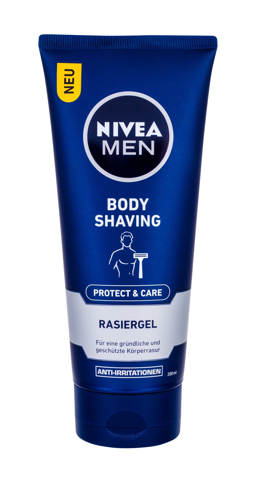 Nivea Men Protect & Care Body Shaving 200ml skutimosi gelis