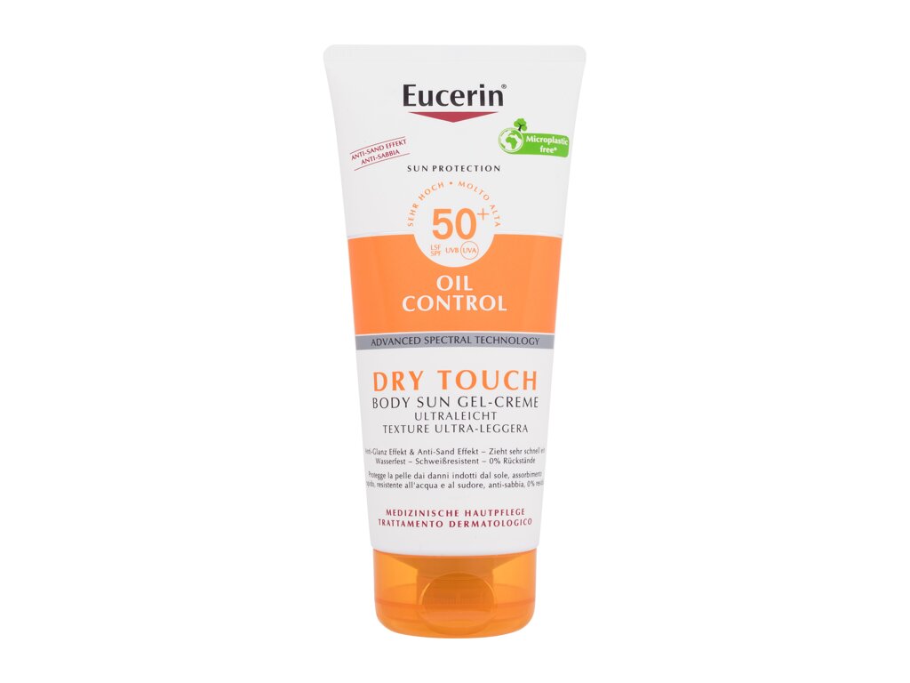 Eucerin Sun Oil Control Dry Touch Body Sun Gel-Cream įdegio losjonas