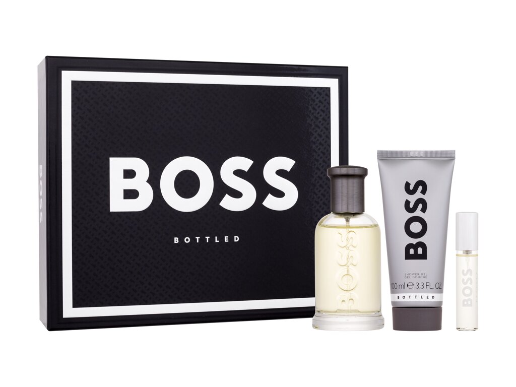 Hugo boss Boss Bottled Eau De Toilette 100 ml Edt 100 ml + Shower Gel 100 ml + Edt 10 ml Damaged box Set