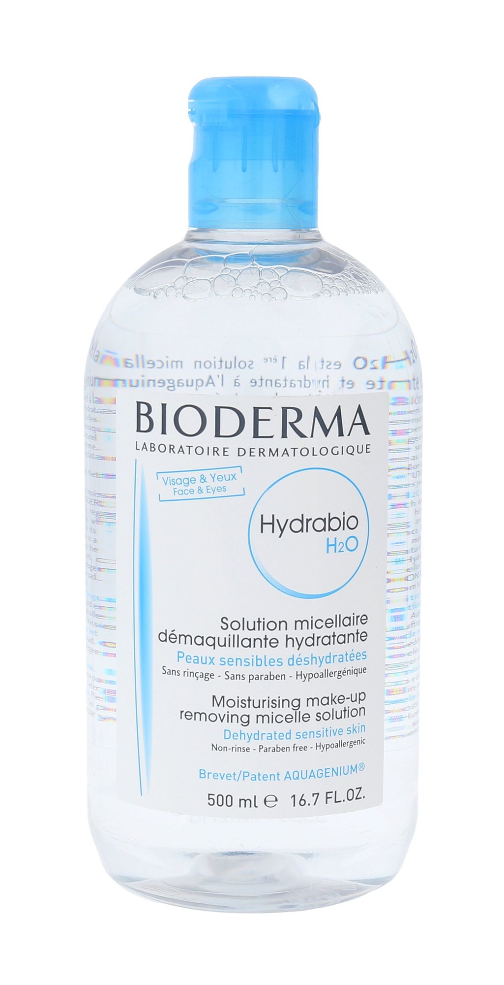 BIODERMA Hydrabio 500ml micelinis vanduo (Pažeista pakuotė)