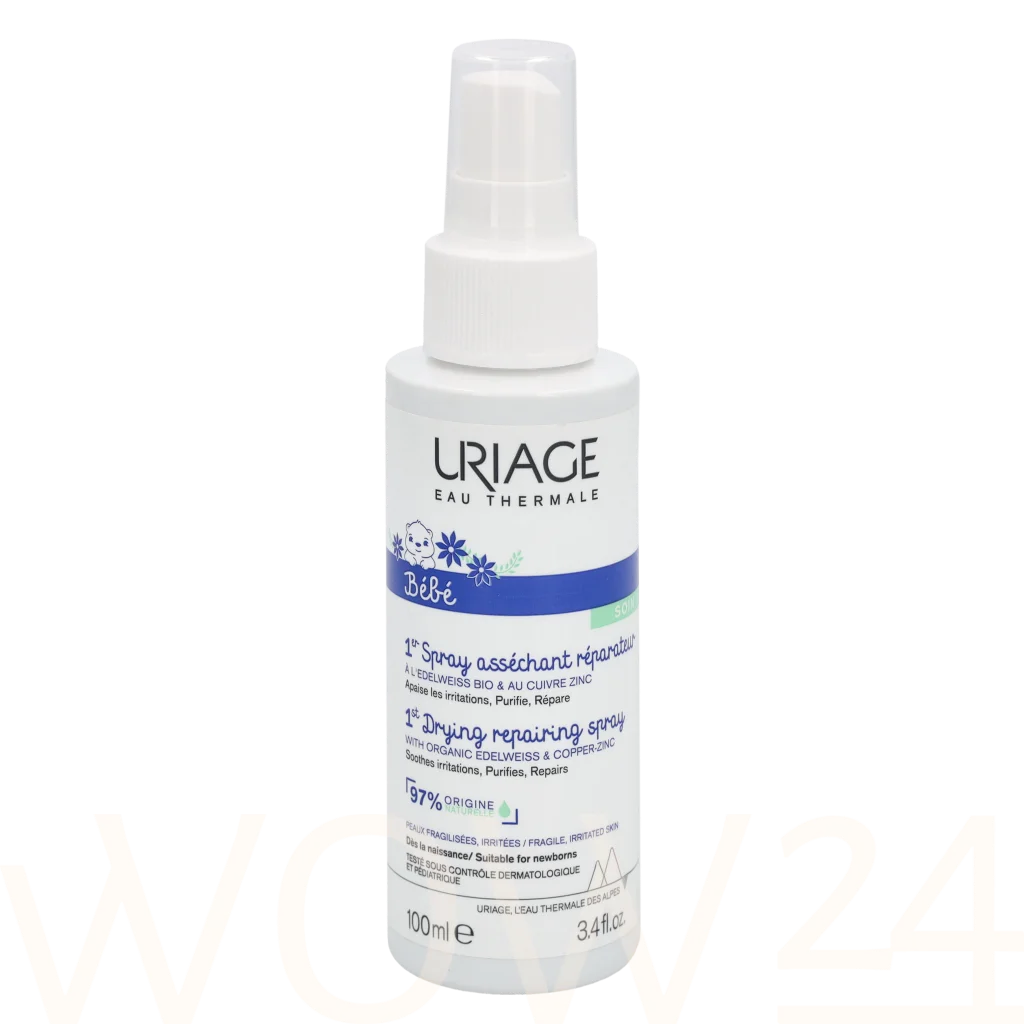 Uriage B&eacute;b&eacute; 1st Drying Repairing Spray Kūno vanduo Kūno pur&scaron;kikliai