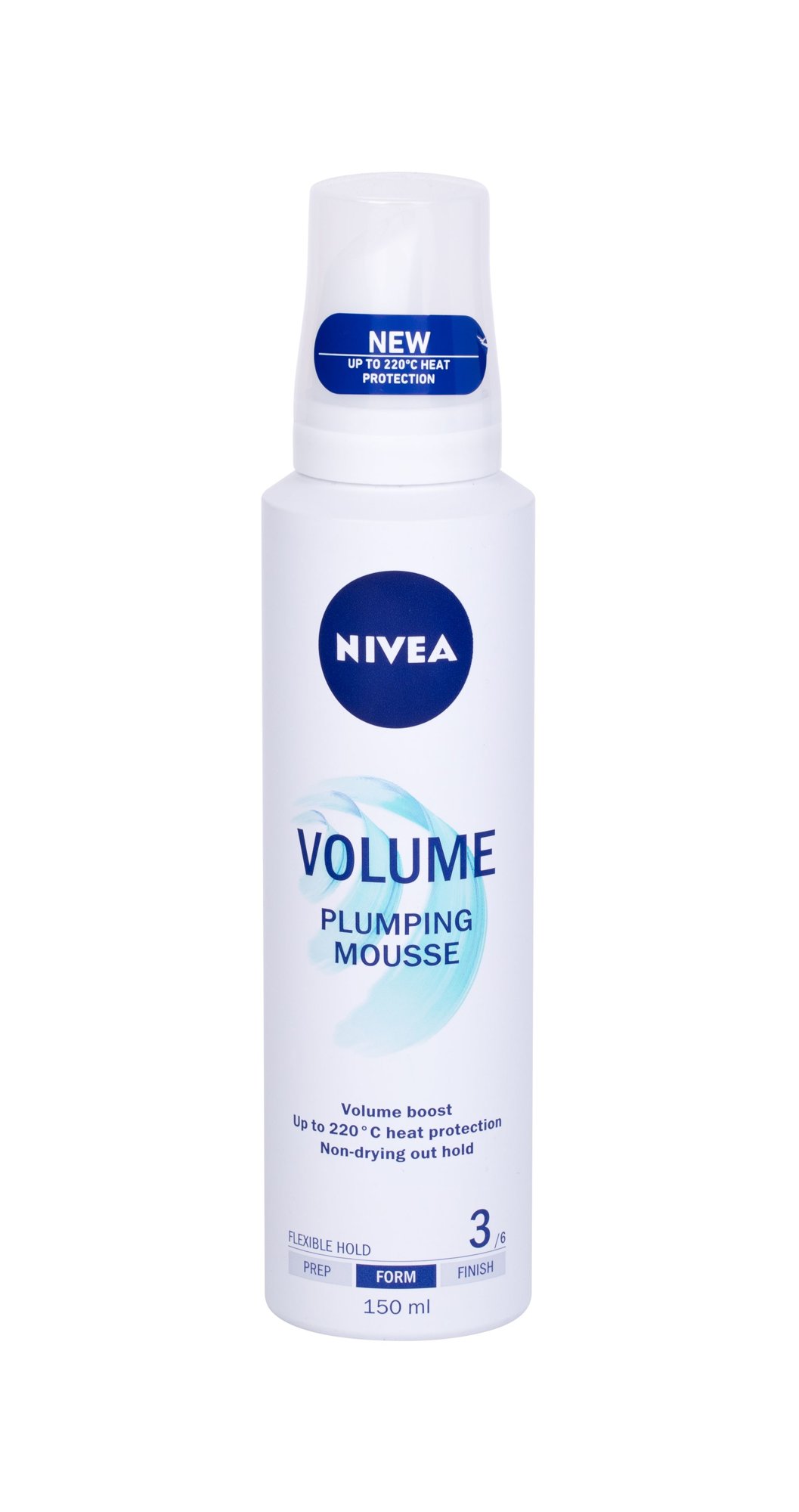 Nivea Volume Plumping Mousse priemonė plaukų apimčiai