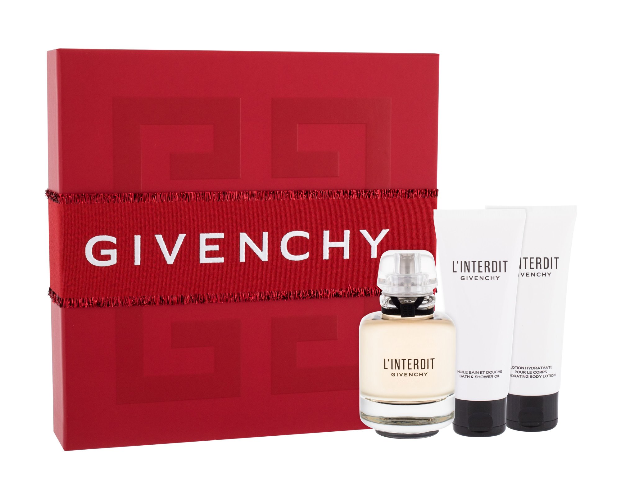Givenchy L´Interdit 80ml Edp 80 ml + Body Lotion 75 ml + Shower Gel 75 ml Kvepalai Moterims EDP Rinkinys