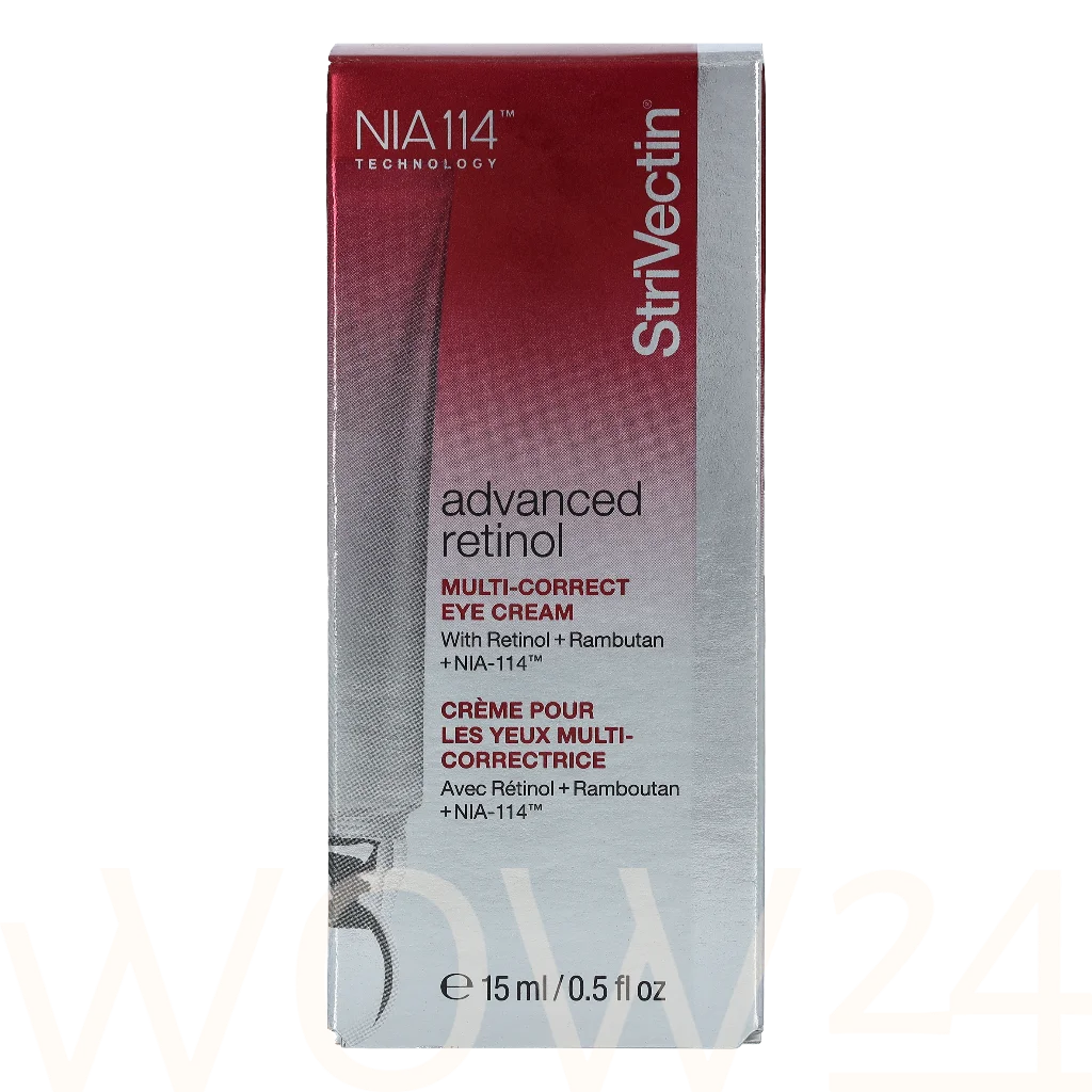 StriVectin Strivectin Advanced Retinol Multi Correct Eye Cream natūrali veido odos priežiūros priemonė