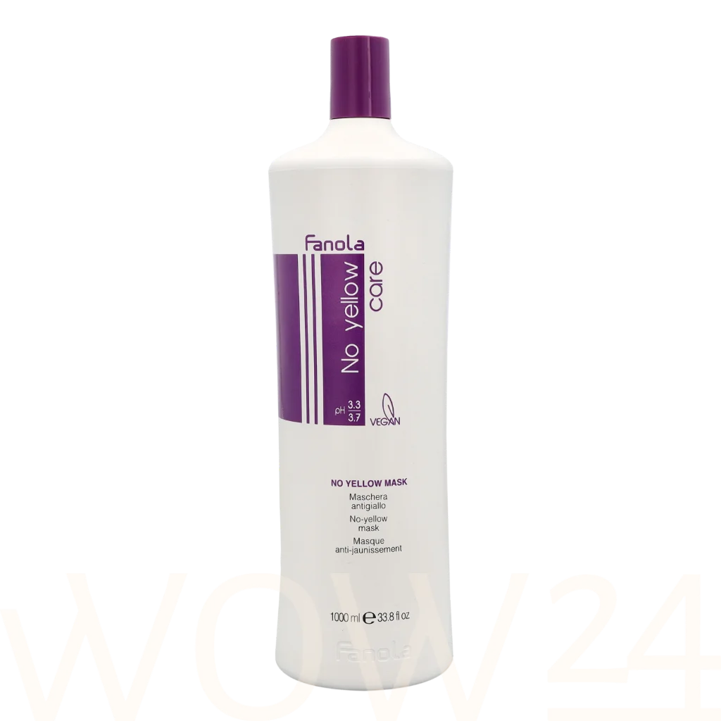 Fanola Fanola No Yellow Hair Mask 1000 ml plaukų kaukė