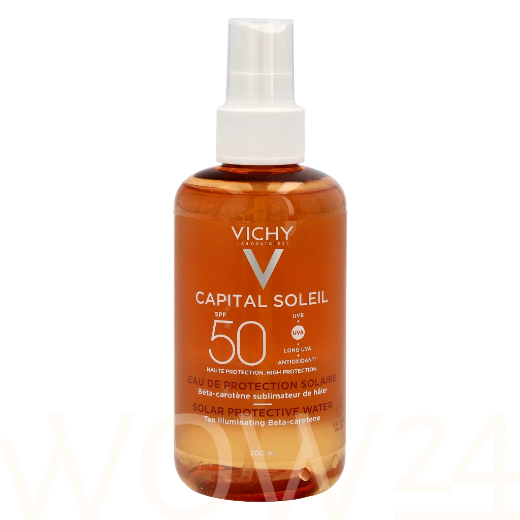 Vichy Vichy Capital Soleil Solar Prot. Water SPF50 - Enhanced Tan 200 ml veido apsauga