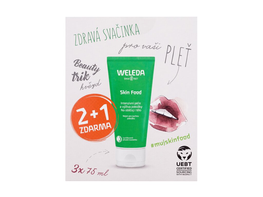 Weleda Skin Food Dieninis kremas 3x75 ml Damaged box