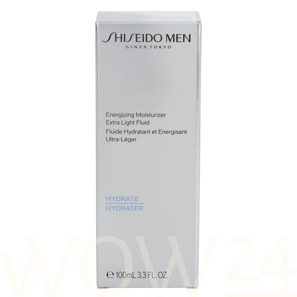 Shiseido Shiseido Men Energizing Moisturizer Extra Light Fluid natūrali veido odos priežiūros priemonė