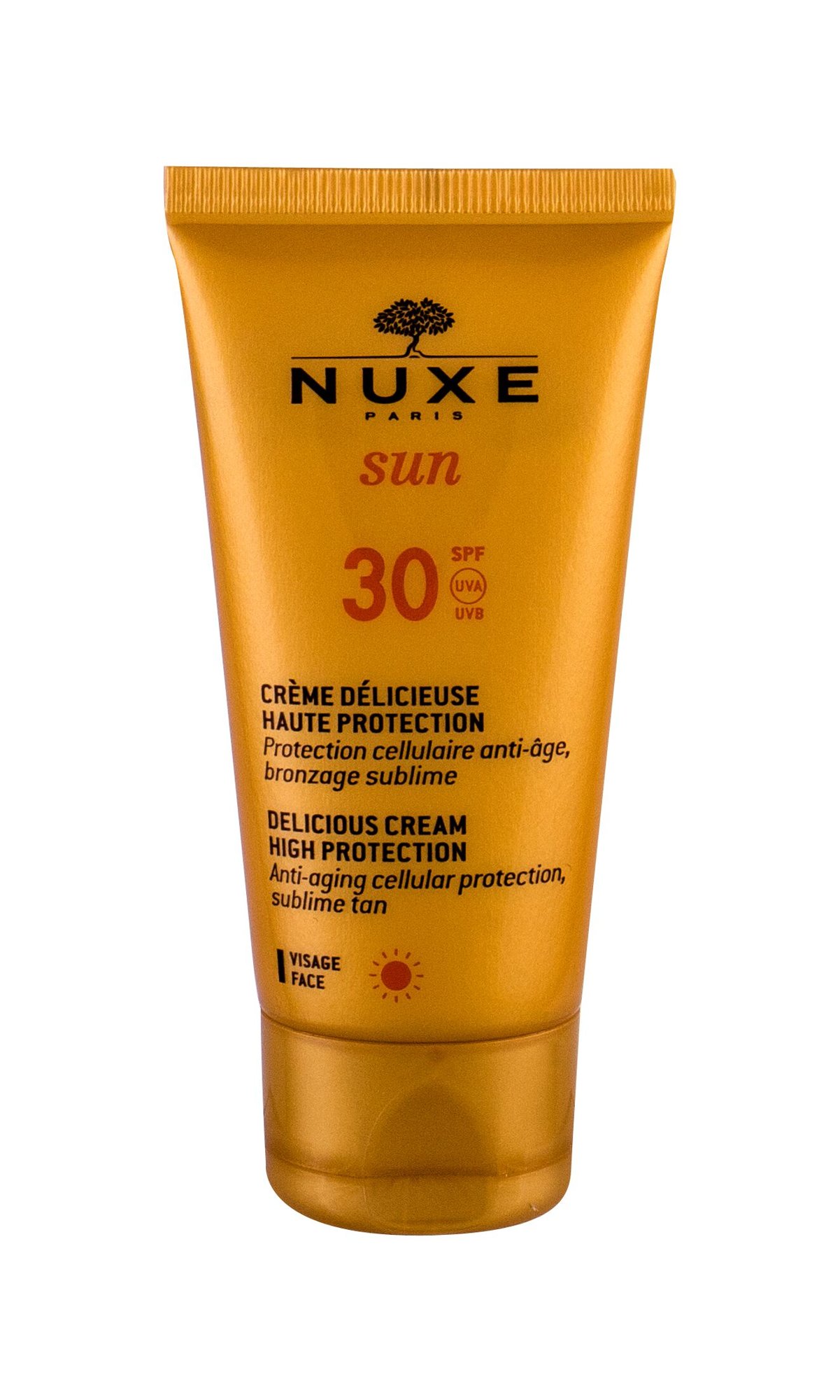 Nuxe Sun Delicious Cream 50ml veido apsauga (Pažeista pakuotė)