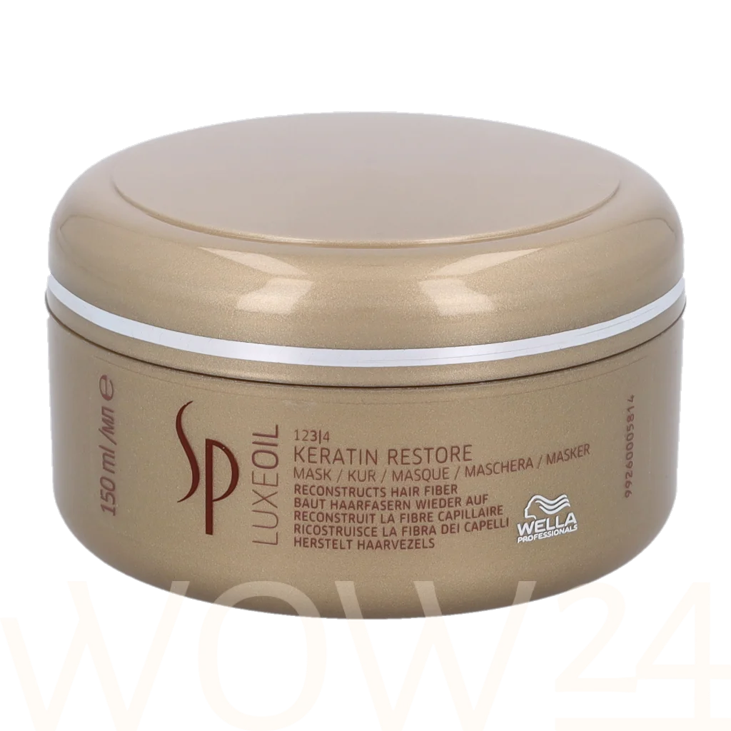 Wella Wella SP - Luxe Oil Keratin Restore Mask 150 ml Specialios paskirties plaukų priežiūros priemonė