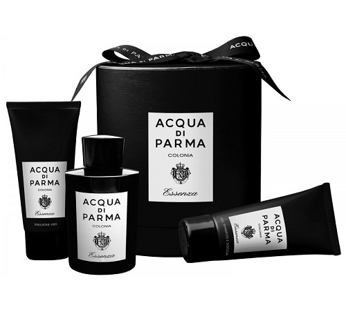 Acqua Di Parma Colonia Essenza 100ml NI&Scaron;INIAI Edc 100ml + 50ml Shower gel + 50ml Facial emulsion kvepalai Vyrams Cologne Rinkinys