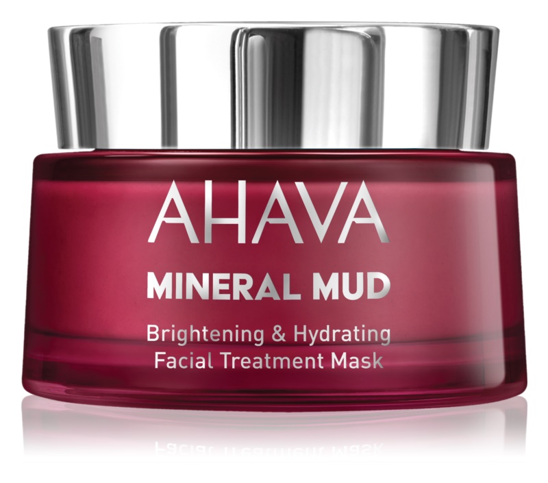 AHAVA Mineral Mud Brightening & Hydrating 50ml Veido kaukė