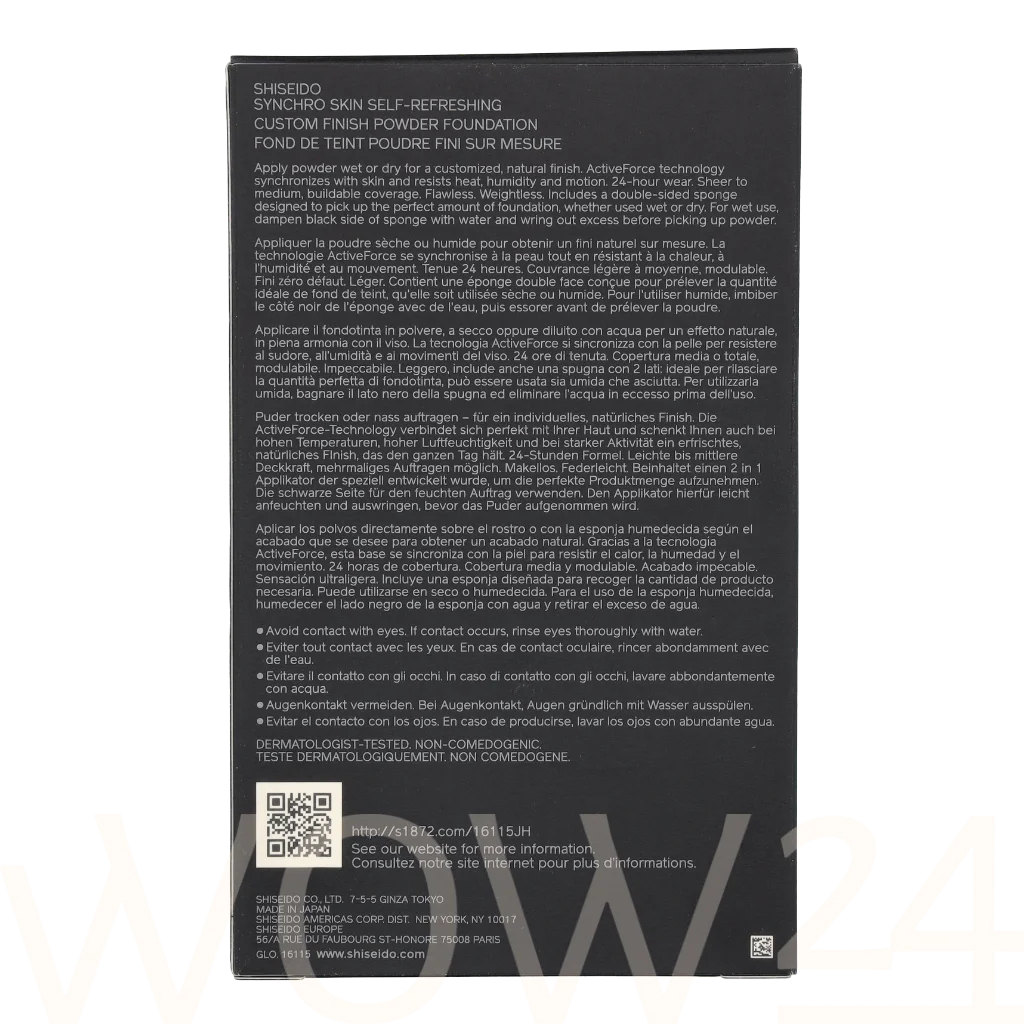 Shiseido Shiseido Synchro Skin Self-Refreshing Powder Foundation 9 g makiažo pagrindas