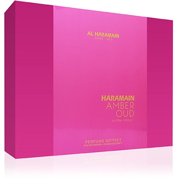 Al Haramain Amber Oud Ultra Violet 105 ml + 200 ml (EDP 75ml + EDP 30ml + Mist 200ml) kvepalai Moterims EDP Rinkinys