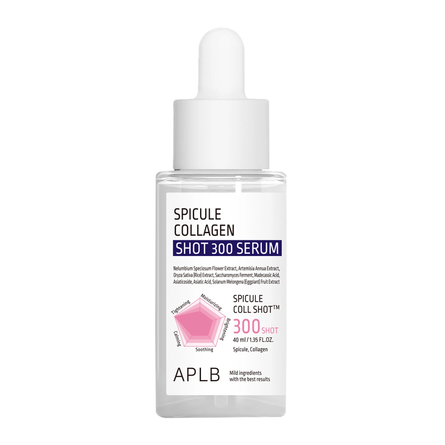 APLB Spicule Collagen Shot 300 Serumas su mikro adatėlėmis ir kolagenu Veido serumas