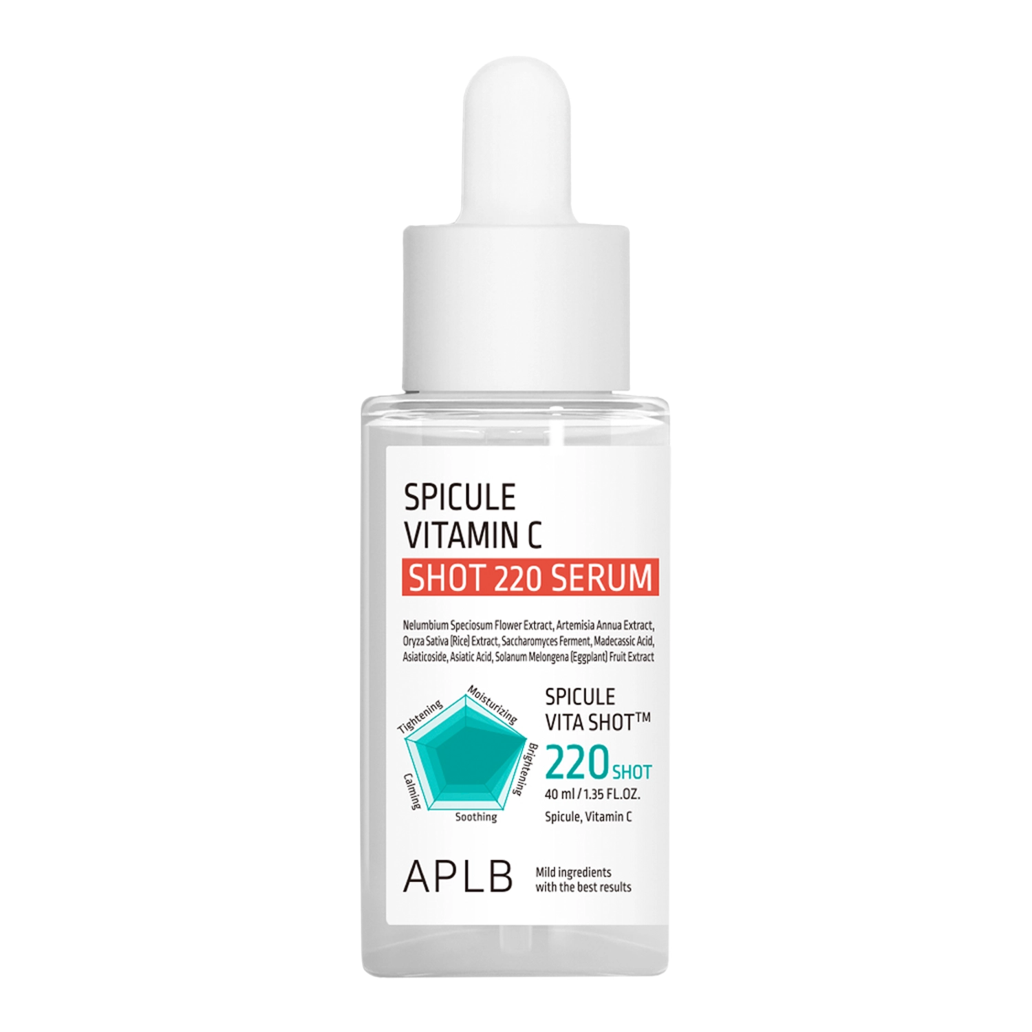 APLB Spicule Vitamin C Shot 220 Serum Mikroadatinis Serumas su spikulėmis ir vitaminu C Veido serumas
