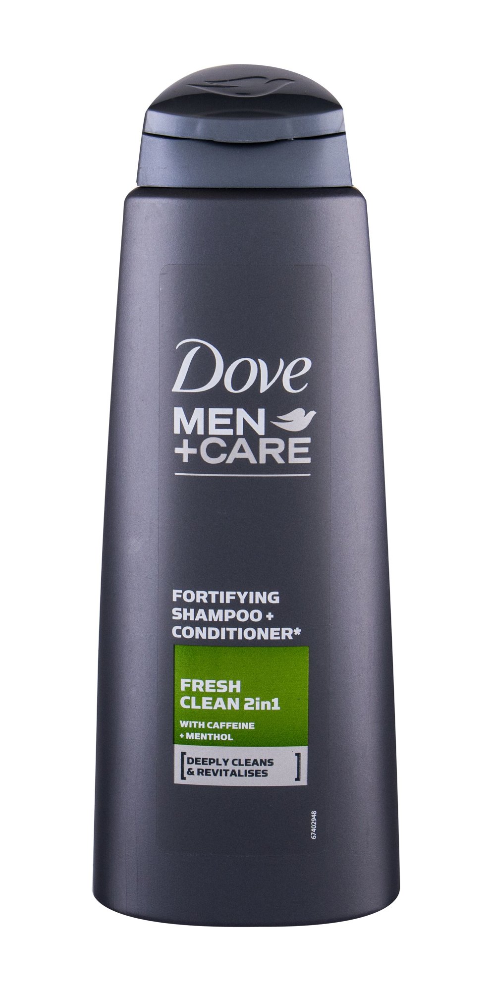 Dove Men + Care Fresh Clean 400ml šampūnas (Pažeista pakuotė)