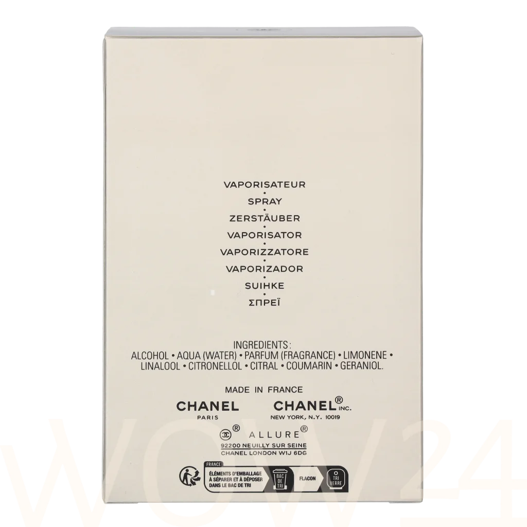 Chanel Chanel Allure Homme Edition Blanche Edp Spray 50 ml kvepalai Vyrams EDP