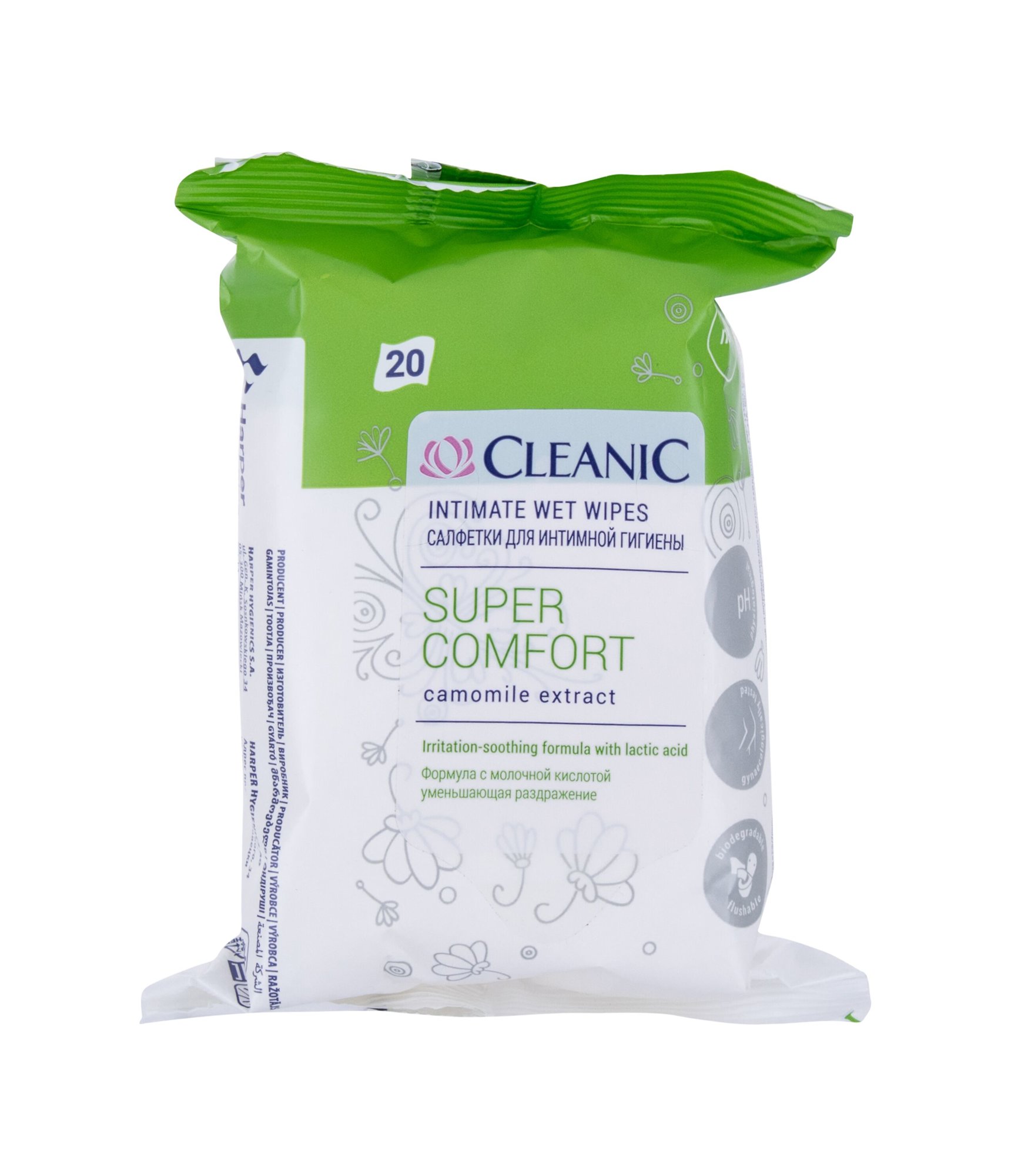 Cleanic Super Comfort Camomile intymios higienos priežiūra