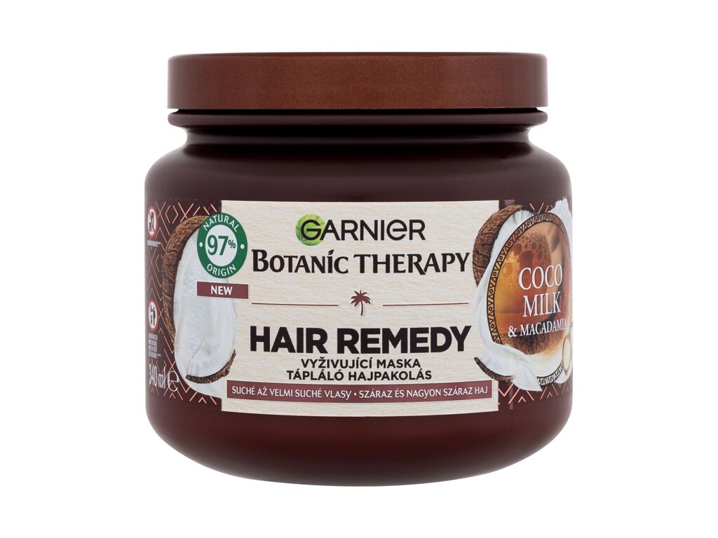 Garnier Botanic Therapy Cocoa Milk & Macadamia Hair Remedy plaukų kaukė