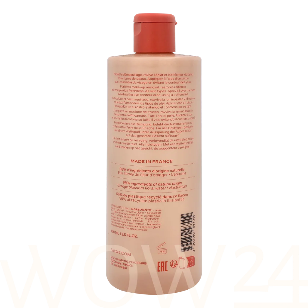 Payot Payot Nue Lotion Tonique Eclat 400 ml natūrali veido odos priežiūros priemonė