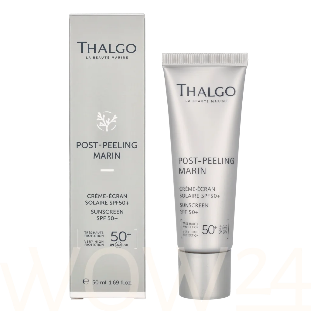 Thalgo Thalgo Post-Peeling Marine Sunscreen SPF50+ 50 ml natūrali veido odos priežiūros priemonė