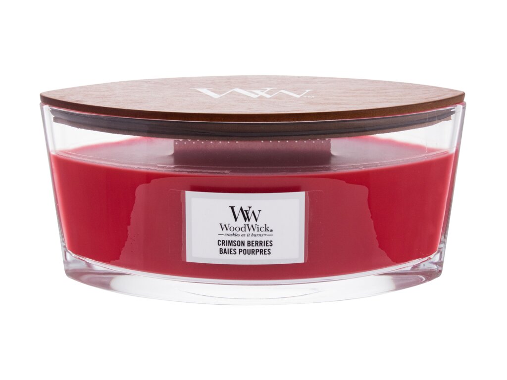 WoodWick Crimson Berries 453,6g Kvepalai Unisex Scented Candle (Pažeista pakuotė)