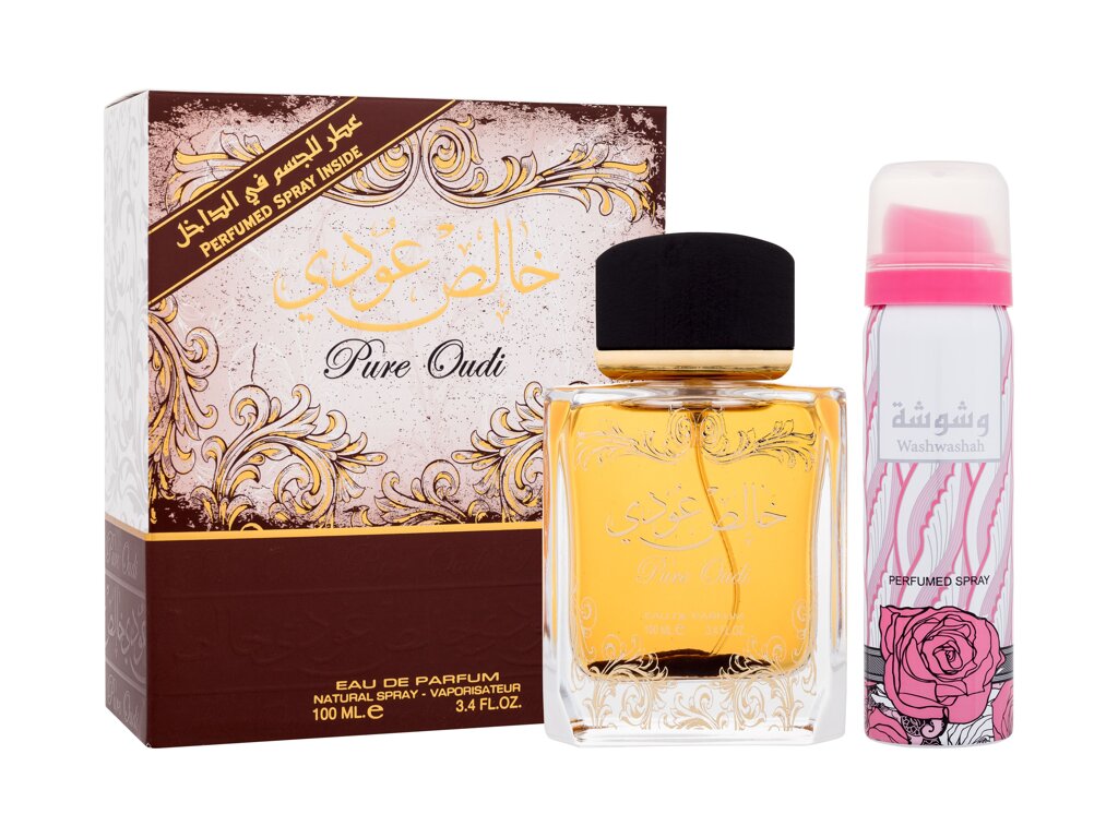 Lattafa perfumes Pure Oudi Eau De Parfum 100 ml Damaged box Set