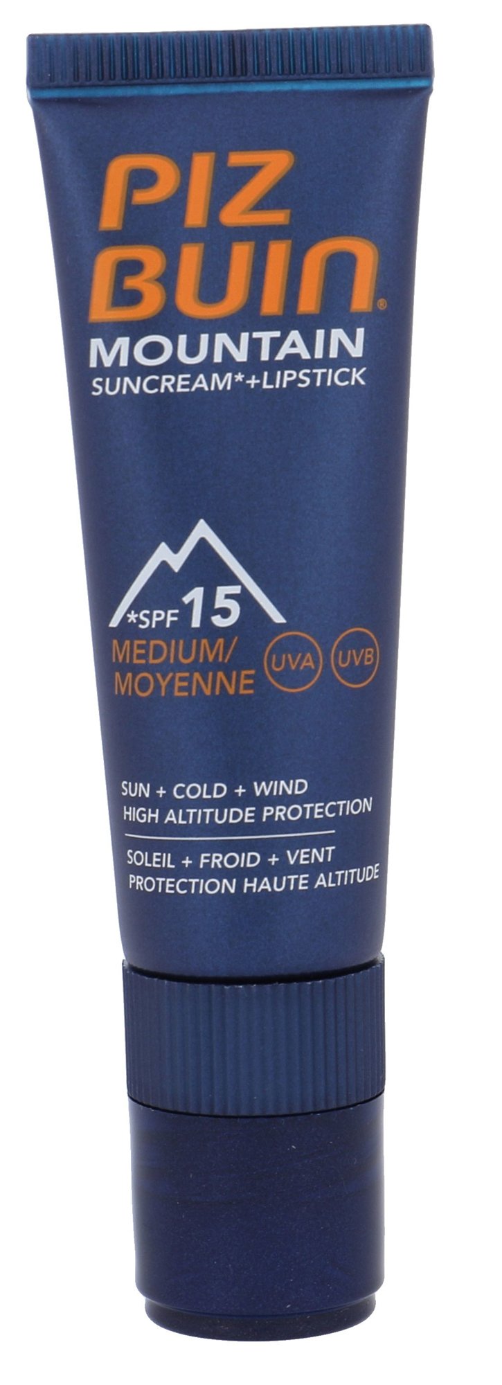 Piz Buin Mountain Suncream And Lipstick SPF15 veido apsauga