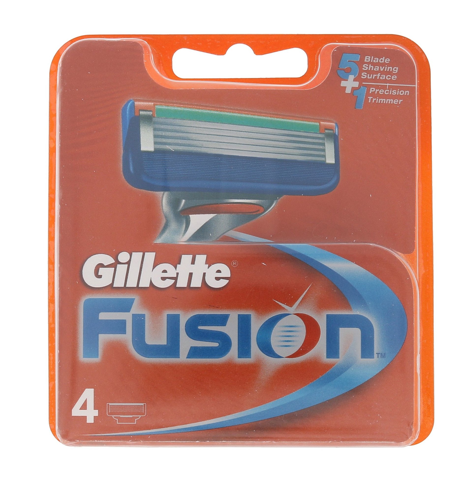 Gillette Fusion 4vnt skustuvo galvutė (Pažeista pakuotė)