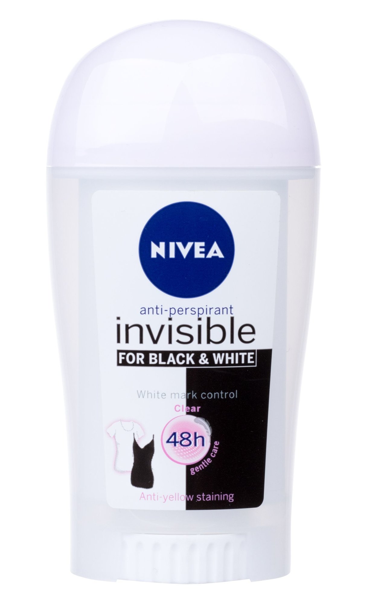 Nivea Invisible For Black & White 48h 40ml antipersperantas