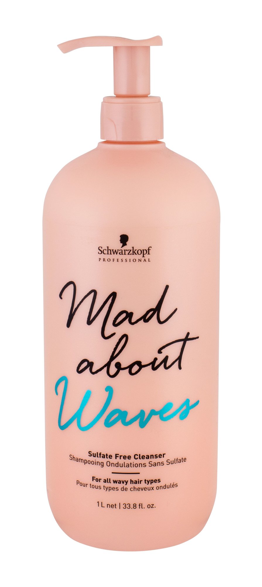 Schwarzkopf  Mad About Waves Sulfate Free Cleanser &scaron;ampūnas