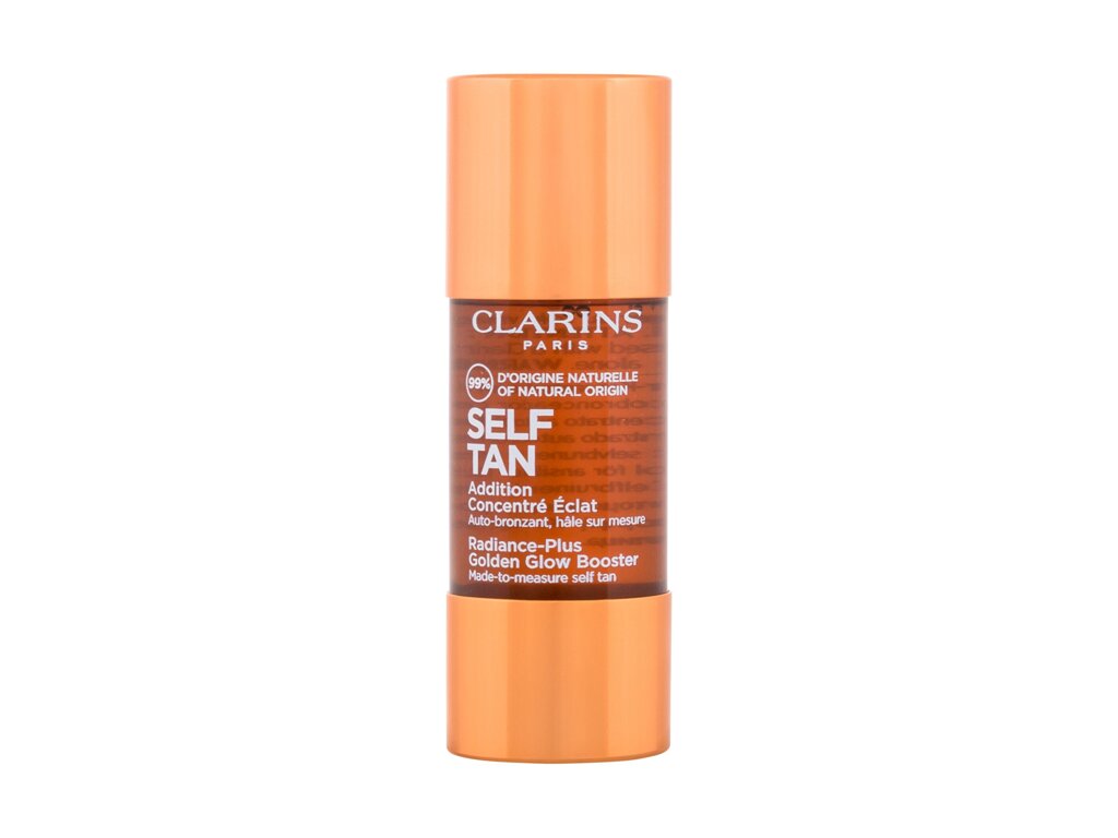 Clarins Self Tan Radiance-Plus Golden Glow Booster Savaiminio įdegio piemonė 15 ml Damaged box