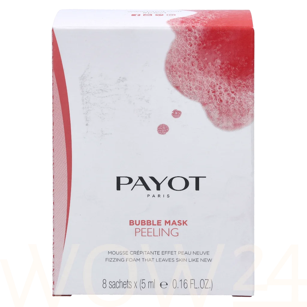 Payot Payot Bubble Mask Peeling natūrali veido odos priežiūros priemonė