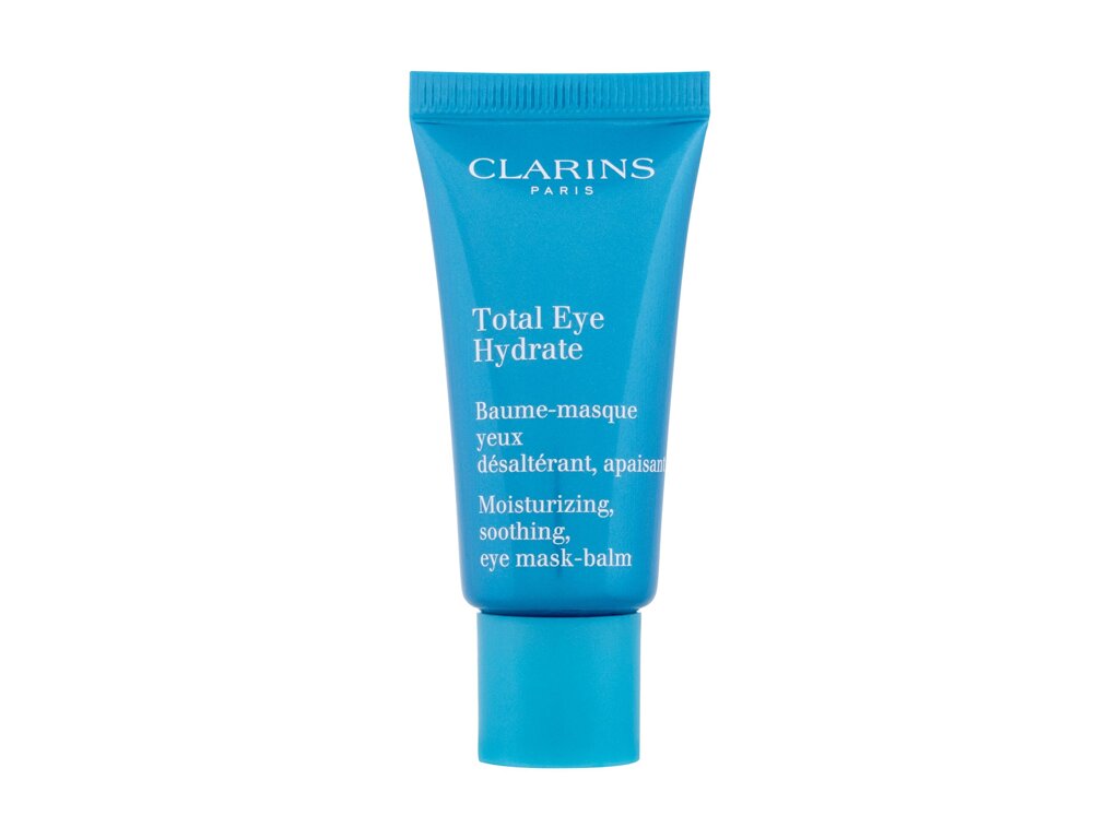 Clarins Total Eye Hydrate Moisturizing, Soothing, Eye Mask-Balm 20ml paakių kaukė (Pažeista pakuotė)