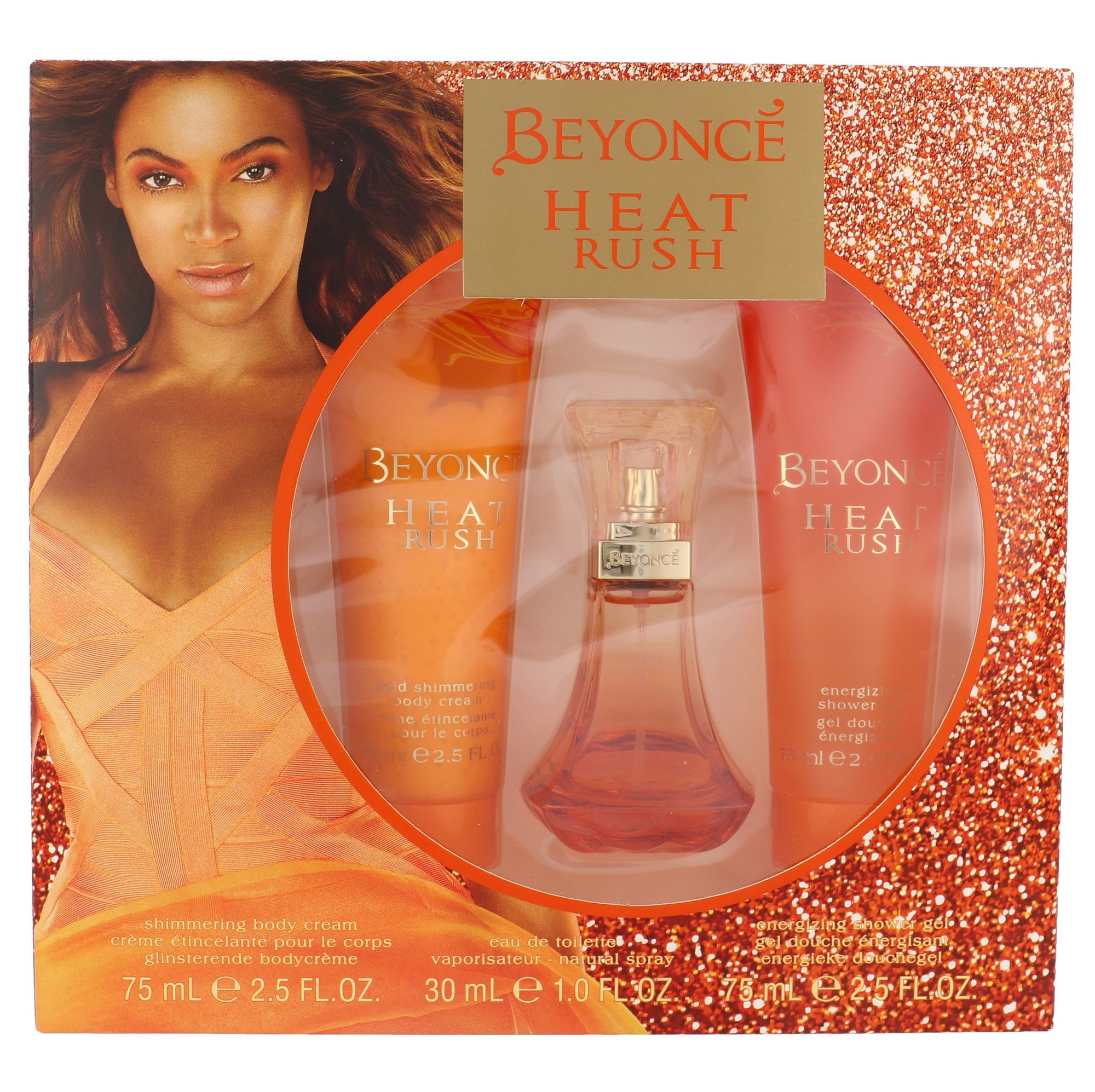 Beyonce Heat Rush 30 ml EDT 30ML + 75ML BODY CREAM + 75ML SHOWER GEL Kvepalai Moterims EDT