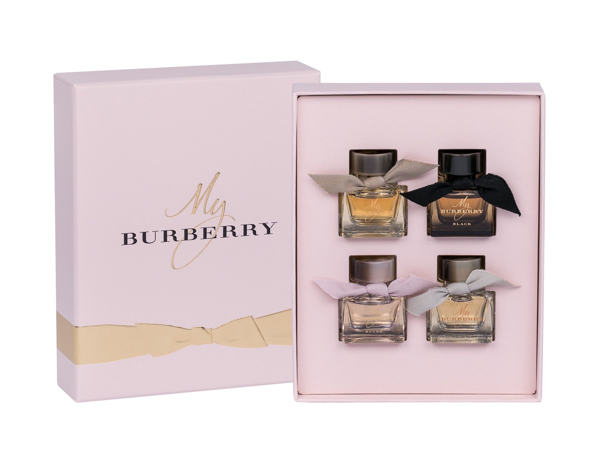 Burberry My Burberry Collection 4x5ml Edp My Burberry 5 ml + Edt My Burberry 5 ml + Prf My Burberry Black 5 ml + Edp My Burberrry Blush 5 ml kvepalai Moterims EDP Rinkinys (Pažeista pakuotė)