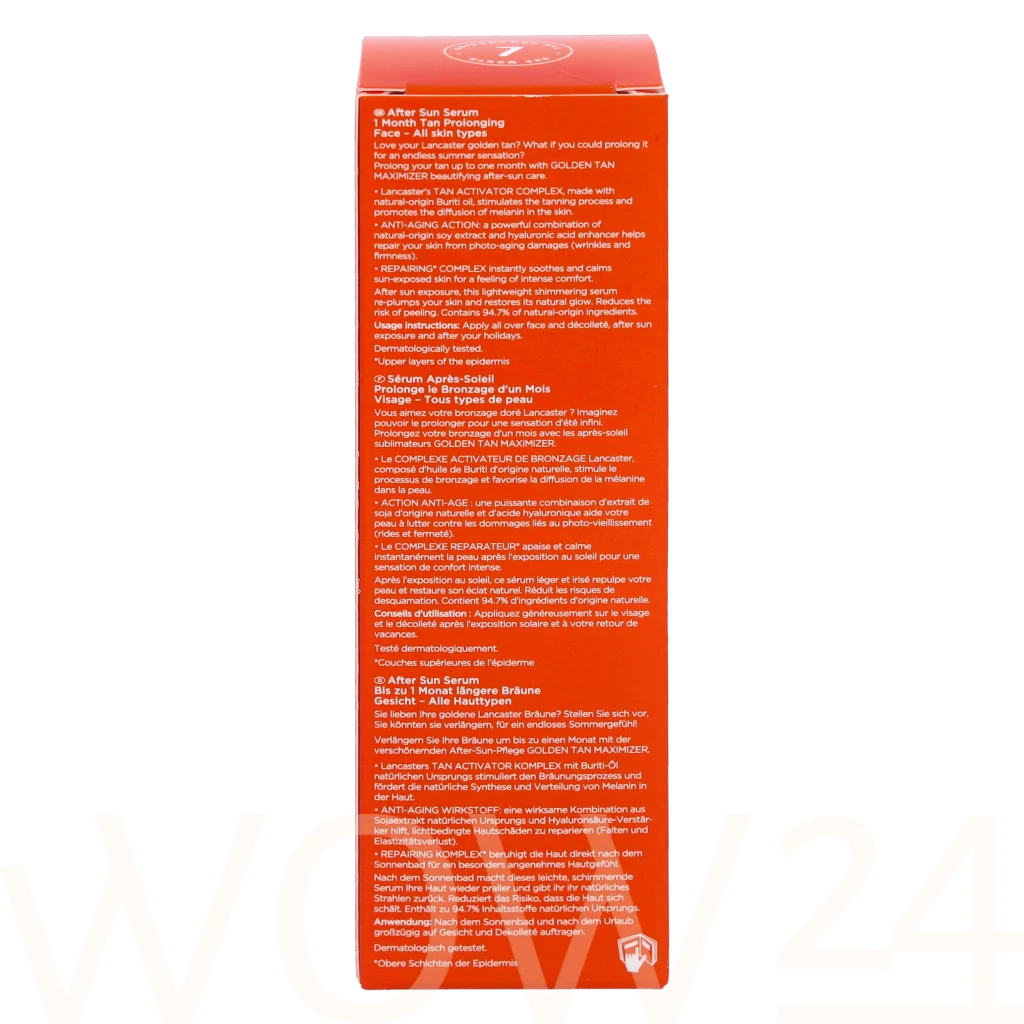 Lancaster Lancaster Golden Tan Maximizer After Sun Serum 30 ml priemonė po deginimosi