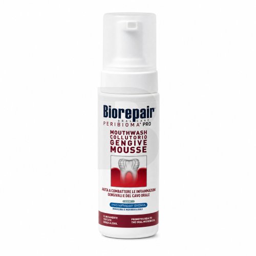 Biorepair Foaming mouthwash Peribioma Pro Mouthwash Dantų emalį stiprinanti priemonė Unisex