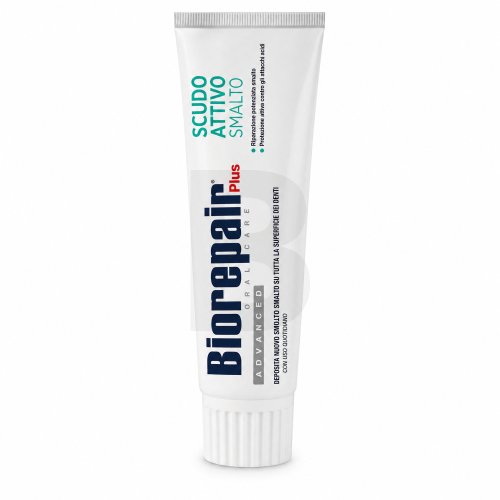 Biorepair Toothpaste Plus Advanced Enamel Active Shield Toothpaste Dantų emalį stiprinanti priemonė Unisex